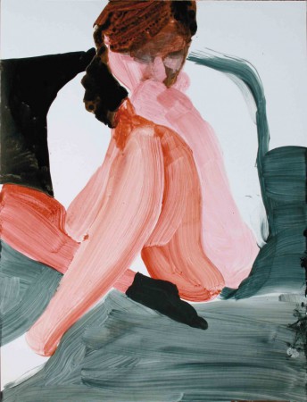 o. T., Tusche auf Karton, 32 x 24, 2014