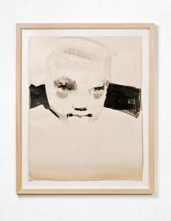 "Wiederkehrer", Tusche auf Papier, 90 x 70 cm, 2013